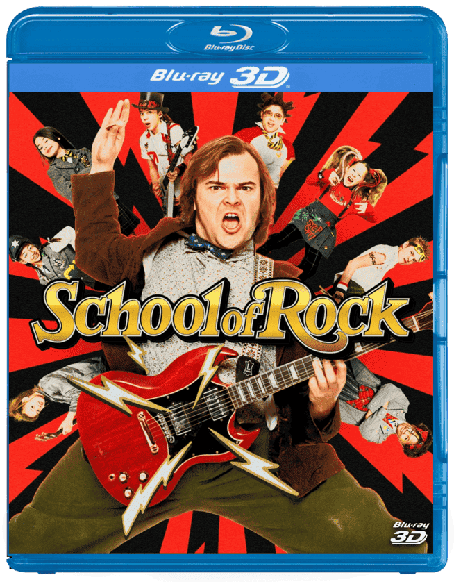 School of Rock 3D Blu Ray 2003